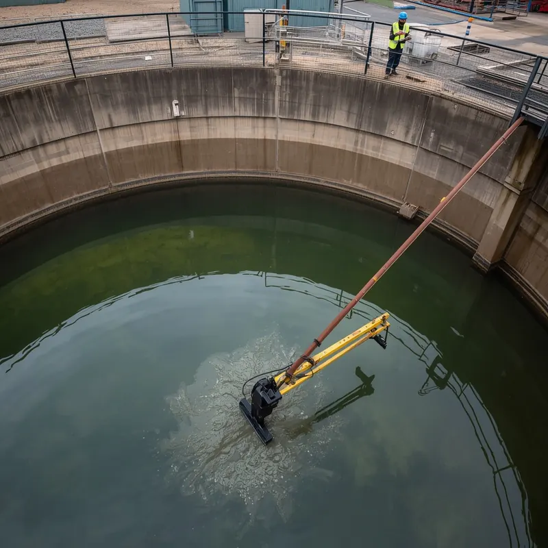 Sedimentation settling tanks