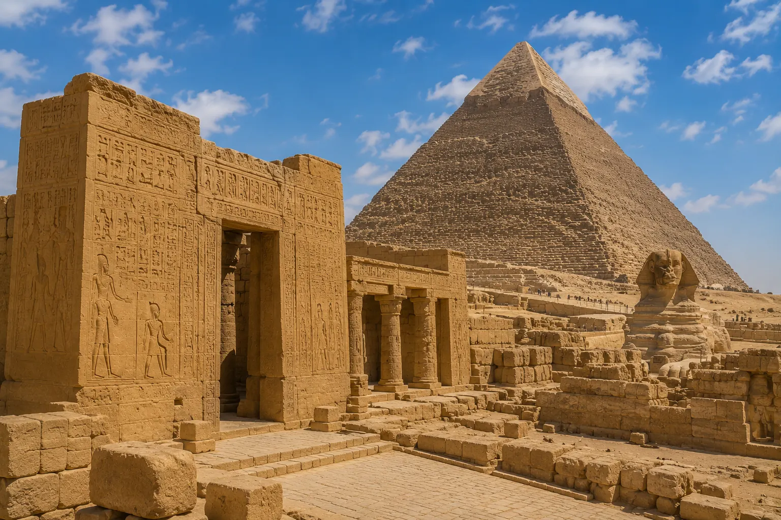 The Great Pyramids at Giza